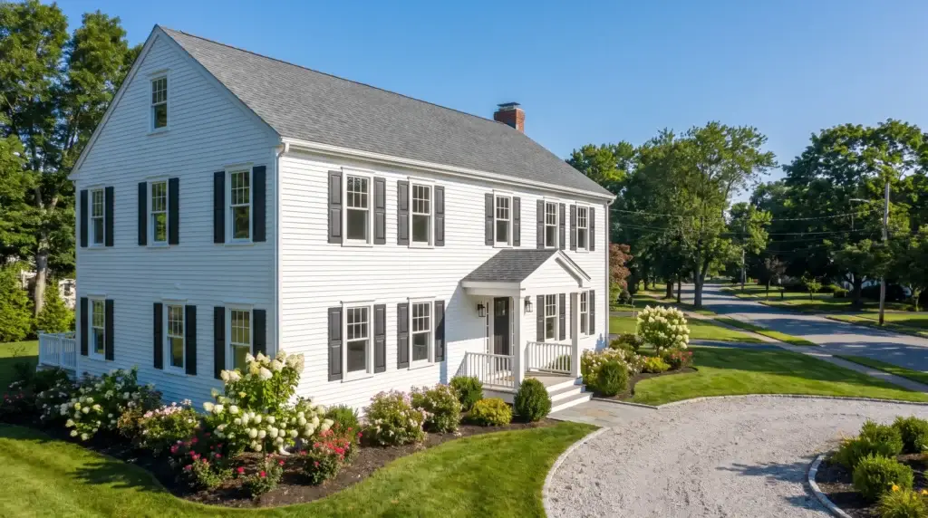 Restored two-story colonial home in Connecticut brought back to turnkey condition with a 203K renovation loan