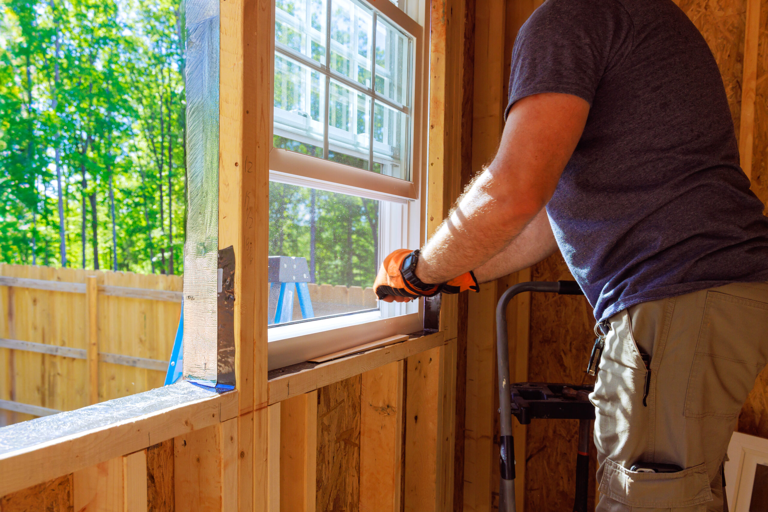 New window being installed in a home
